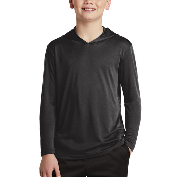 Hart Baseball L/S Dry Fit Hooded Tee - Youth Thumbnail